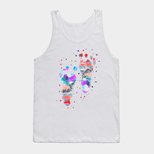 Footprint Tank Top by RosaliArt